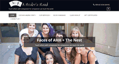 Desktop Screenshot of ahealershand.com